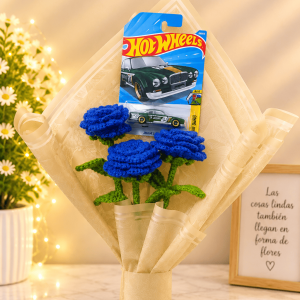 Ramo con rosas tejidas Hotwheels